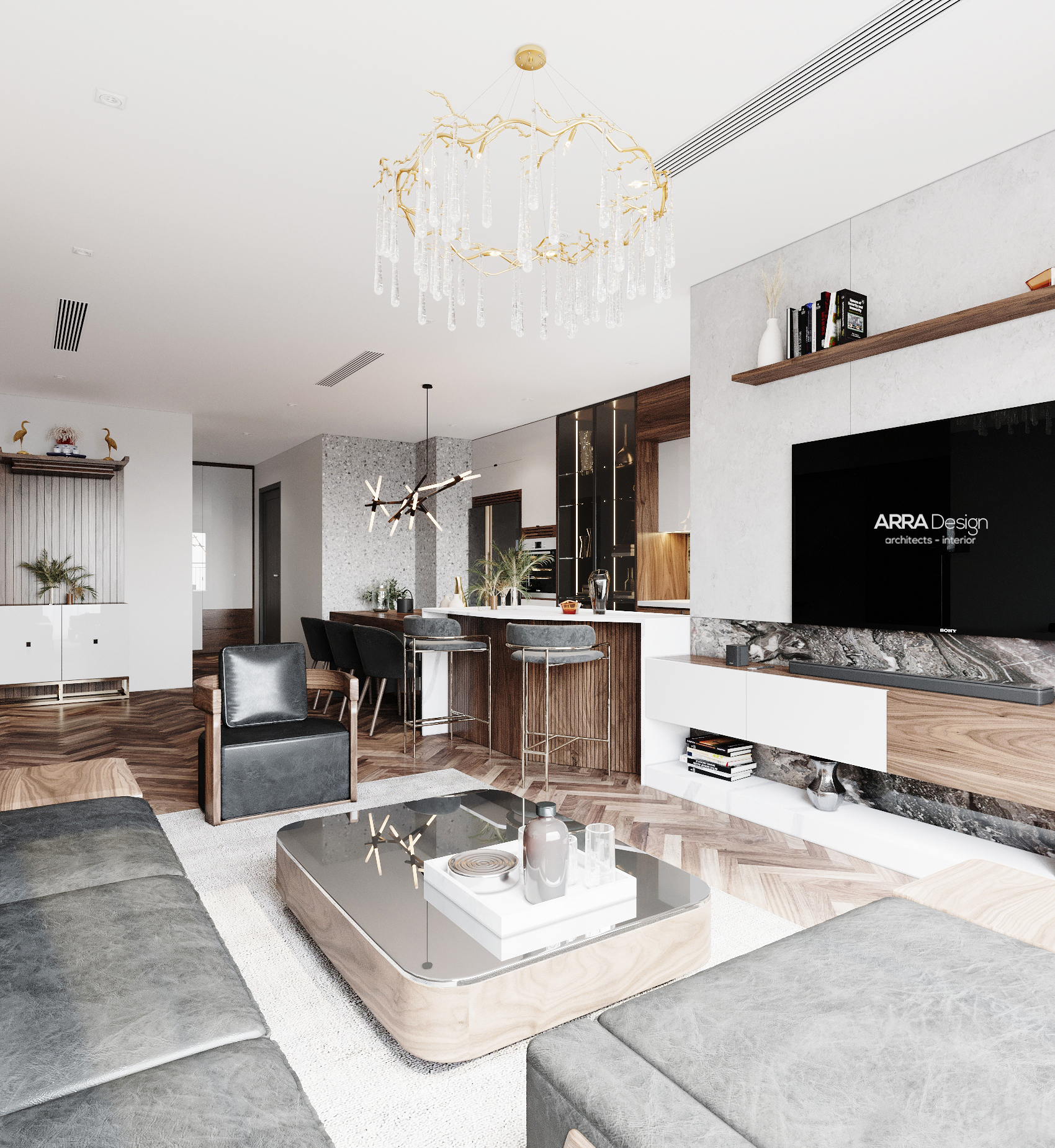 Thiết kế nội thất căn hộ cao cấp Vinhome WestPoint